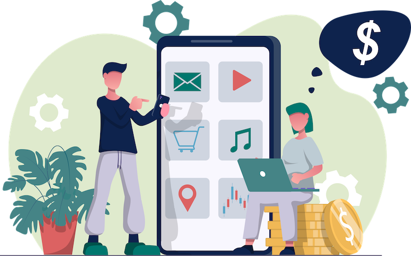 Phone App Image Decorative