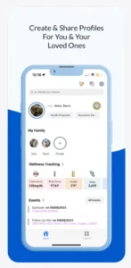 App Screen Shot for Profiles
